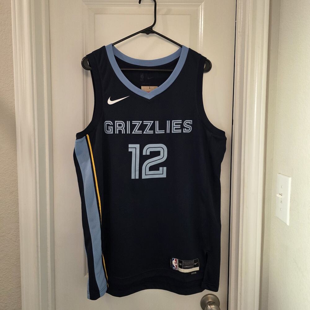 Nike Ja Morant Memphis Grizzlies Icon Edition Swingman Jersey Size 48 Large NBA
